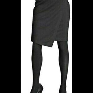 Cabi Black Faux Wrap Skirt Style 998 Sz‎ 4